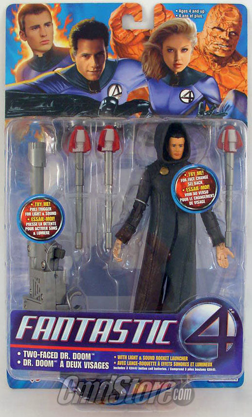 DOOM w/Rocket Launcher 6" Action Figure FANTASTIC FOUR MOVIE Asst. 3 Toy Biz