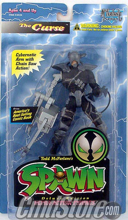 THE CURSE BLACK & GREY 6" Action Figure SPAWN SERIES 3 Spawn McFarlane Toy (SUB-STANDARD PACKAGING)
