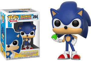 Pop Games 3.75 Inch Action Figure Sonic The Hedgehog - Sonic With Emerald #284