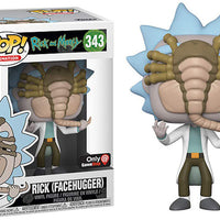 Pop Animation 3.75 Inch Action Figure Rick And Morty - Rick Facehuger #343 Exclusive