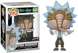 Pop Animation 3.75 Inch Action Figure Rick And Morty - Rick Facehuger #343 Exclusive