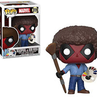 Pop Marvel 3.75 Inch Action Figure Deadpool - Deadpool As Bob Ross #319