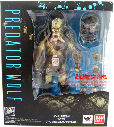 Aliens VS Predators 6 Inch Action Figure S.H. MonsterArts - Wolf Predator
