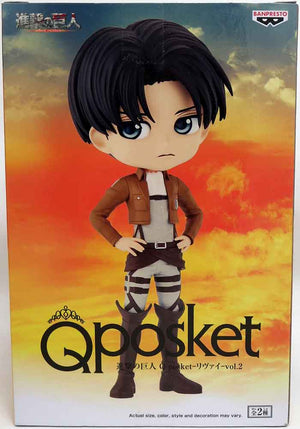 Attack On Titan 5 Inch Static Figure Q-Posket - Levi V2 Version B