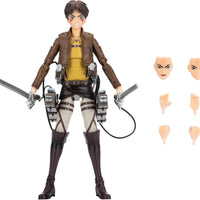 Attack On Titan 6 Inch Action Figure Total Anime - Eren Jaeger #01