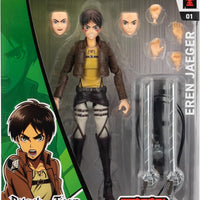 Attack On Titan 6 Inch Action Figure Total Anime - Eren Jaeger #01