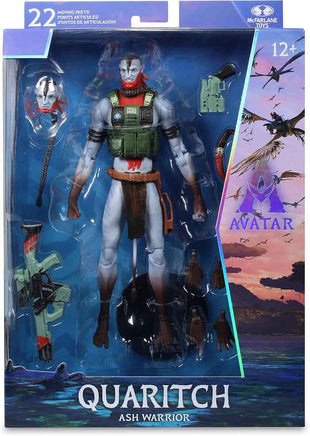 Avatar Fire and Ash 7 Inch Action Figure Exclusive - Quaritch Ash Warrior #04