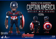 Avengers: Age of Ultron 5 Inch Action Figure Artist Mix Series 1 - Captain America Hot Toys