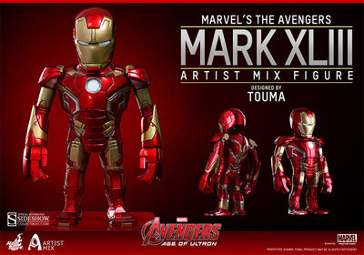 Avengers: Age of Ultron 5 Inch Action Figure Artist Mix Series 1 - Iron Mark XLIII Hot Toys