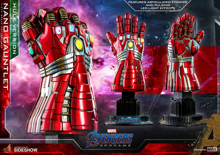 Avengers Endgame 9 Inch Prop Replica 1/4 Scale Series - Nano Gauntlet (Hul Version) Hot Toys 904727