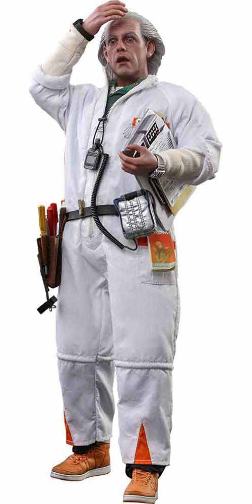 Back To The Future 12 Inch Action Figure 1/6 Scale - Doc Brown Hot Toys 909290