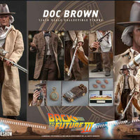 Back to the Future Part III 12 Inch Action Figure 1/6 Scale - Cowboy Doc Brown Hot Toys 909370