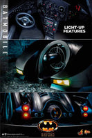 Batman 1989 12 Inch Scale Vehicle Figure 1/6 Scale - Batmobile Hot Toys 912144 (Previously Opened)