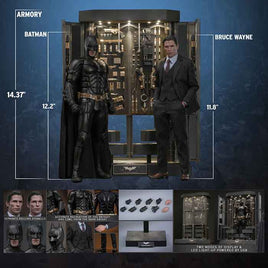 Batman The Dark Knight 12 Inch Action Figure 1/6 Scale - Batman Armory with Bruce Wayne (2.0) Hot Toys 913435