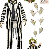 Beetlejuice 7 Inch Action Figure Ultimate - Beetlejuice Striped Suit