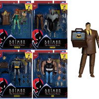 DC Direct Batman The Animated Series 6 Inch Action Figure BAF Bruce Wayne - Set of 4 (Build-A-Figure Bruce Wayne)