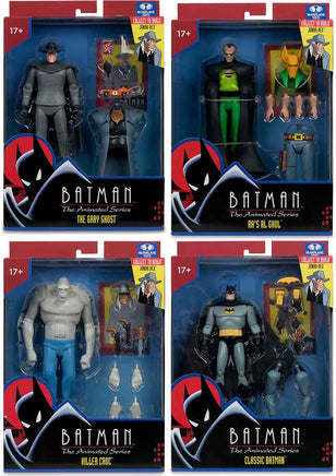 DC Direct Batman The Animated Series 6 Inch Action Figure BAF Jonah Hex Exclusive - Set of 4 (Build-A-Figure Jonah Hex)