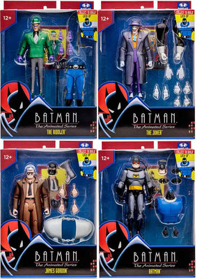 DC Direct Batman The Animated Series 7 Inch Action Figure BAF Lock-Up - Set of 4