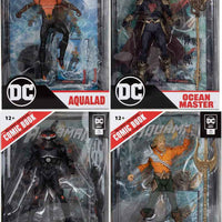 DC Direct Comic 7 Inch Action Figure Aquaman Wave 3 - Set of 4 (Aqualad - Aquaman - Black Manta - Ocean Master)