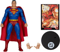 DC Direct Justice #1 7 Inch Action Figure Page Punchers Exclusive - Superman Red Platinum