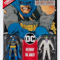 DC Direct 3 Inch Action Figure Page Punchers 2-Pack - Batman & The Joker