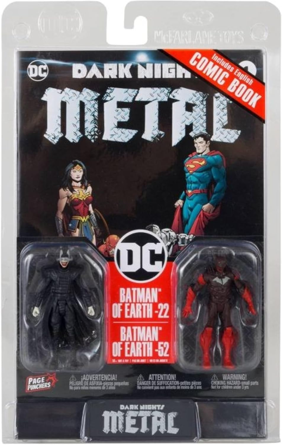 DC Direct 3 Inch Action Figure Page Punchers 2-Pack - Batman Who