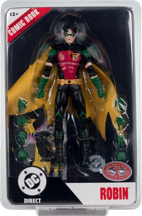 DC Direct Page Punchers 7 Inch Action Figure Wave 14 Exclusive - Robin Tim Drake Red Platinum