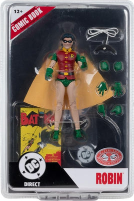 DC Direct Page Punchers 7 Inch Action Figure Wave 14 Exclusive - Robin Dick Grayson (Batman #1) Red Platinum
