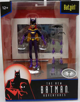 DC Direct The New Batman Adventures 6 Inch Action Figure Wave 1 Exclusive - Batgirl (Purple Gloves & Boots) Platinum