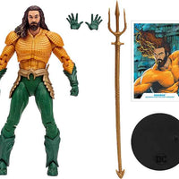 DC Multiverse Aquaman And The Lost Kingdom 7 Inch Action Figure Series 1 - Aquaman (Gold & Green Suit)