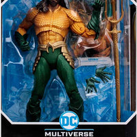 DC Multiverse Aquaman And The Lost Kingdom 7 Inch Action Figure Series 1 - Aquaman (Gold & Green Suit)