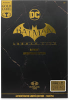 DC Multiverse Arkham City 7 Inch Action Figure Exclusive - Batman Knightmare Edition Gold Label