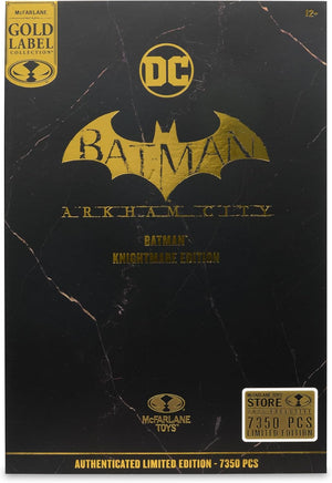 DC Multiverse Arkham City 7 Inch Action Figure Exclusive - Batman Knightmare Edition Gold Label