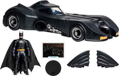 DC Multiverse Batman 1989 7 Inch Scale Action Figure - Batman & Batmobile Gold Label