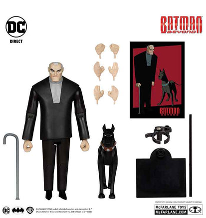 DC Multiverse Batman Beyond 7 Inch Action Figure Exclusive - Bruce Wayne with Ace The Bat Hound Gold Label