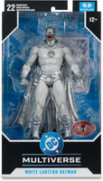 DC Multiverse Brightest Day 7 Inch Action Figure Exclusive - White Lantern Batman Red Platinum