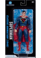 DC Multiverse Classic Animation 1940 7 Inch Action Figure Blister Card - Superman