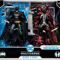 DC Multiverse Collector 7 Inch Action Figure 2-Pack - Batman & Spawn