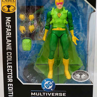 DC Multiverse Collector 7 Inch Action Figure Batman Rogues Exclusive - Kite Man Gold Label Platinum