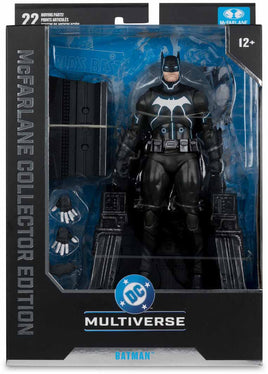 DC Multiverse Collector 6 Inch Action Figure Darkseid War - Batman with Mobius Chair