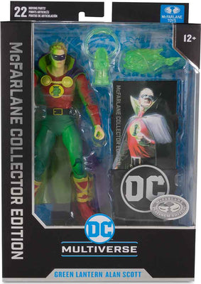 DC Multiverse Collector Edition 7 Inch Action Figure Exclusive - Green Lantern Alan Scott Platinum