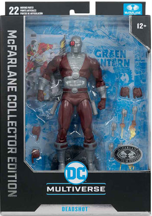 DC Multiverse Collector 7 Inch Action Figure Wave 10 Exclusive - Deadshot Platinum