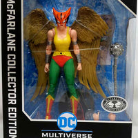 DC Multiverse Collector 7 Inch Action Figure Wave 11 Exclusive - Hawkgirl (Gold Wings) Platinum