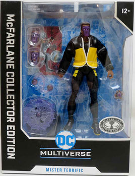 DC Multiverse Collector 7 Inch Action Figure Wave 11 Exclusive - Mister Terrific Platinum