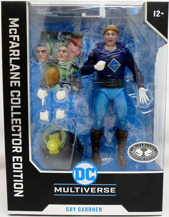 DC Multiverse Collector 7 Inch Action Figure Wave 9 Exclusive - Guy Gardner (Green Lantern Corps) Platinum