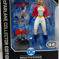 DC Multiverse Collector 7 Inch Action Figure Wave 9 Exclusive - Power Girl (Power Girl Reborn) Platinum