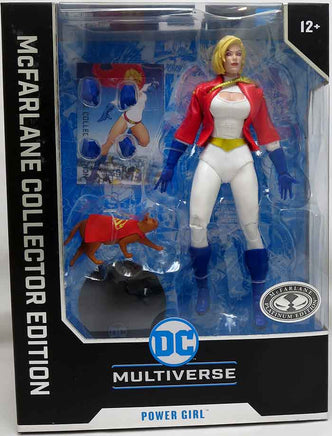 DC Multiverse Collector 7 Inch Action Figure Wave 9 Exclusive - Power Girl (Power Girl Reborn) Platinum