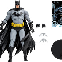 DC Multiverse Comics 7 Inch Action Figure Hush - Batman (Black & Grey)