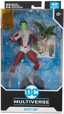 DC Multiverse Comics 7 Inch Action Figure Teen Titans Exclusive - Beast Boy (Gold Label)