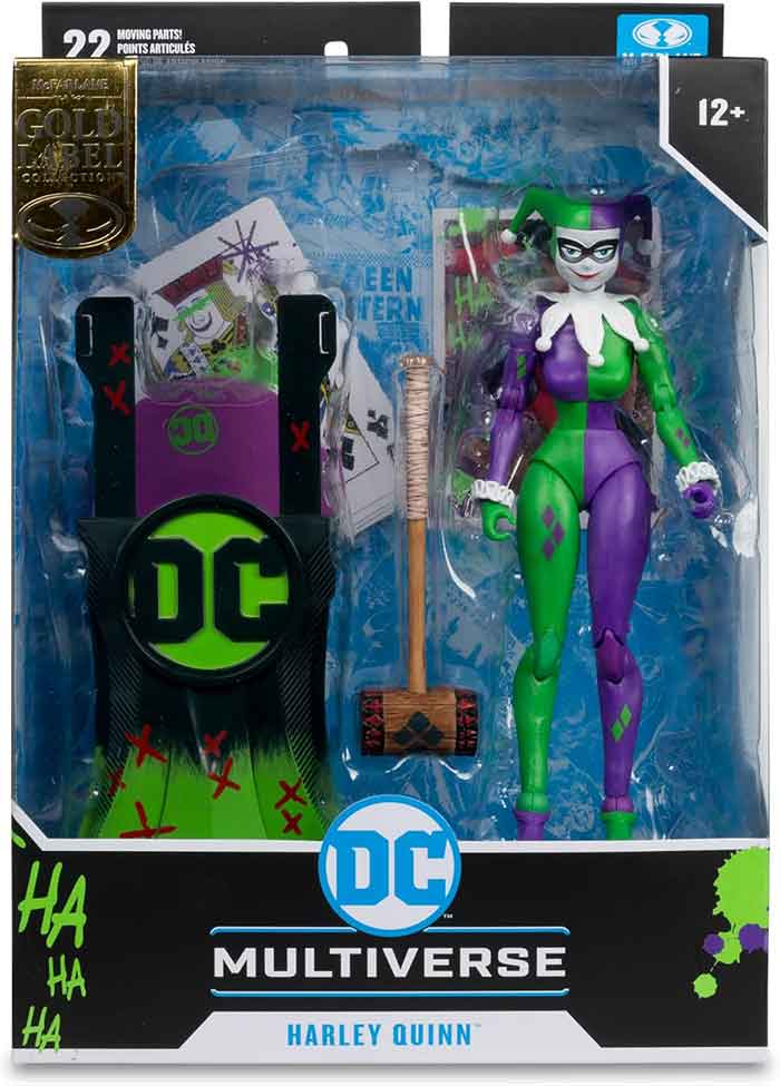 DC Multiverse Harley Quinn Jokerized Gold Label Action Figure